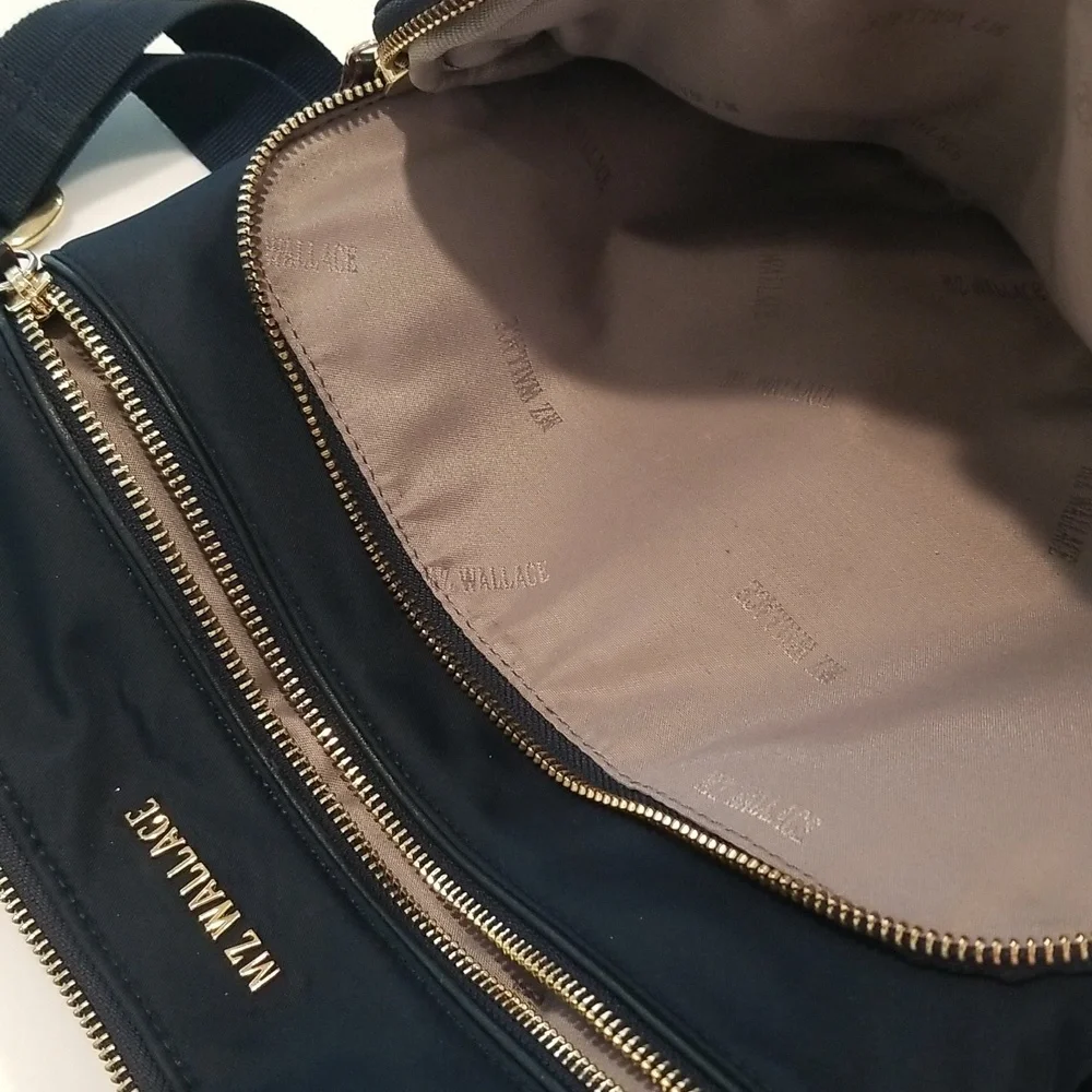 MZ Wallace Dawn Blue / Gold Hardware Downtown Crosby Hobo/Cross…